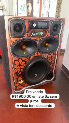 Caixa de som residencial