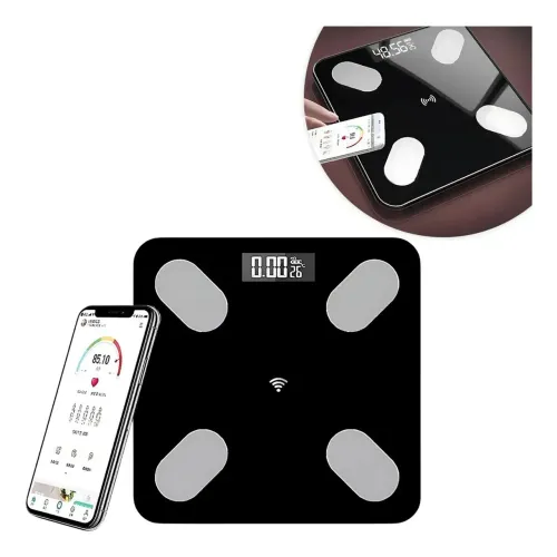 Balança Digital Bioimpedância 180Kg -APP Bluetooth 