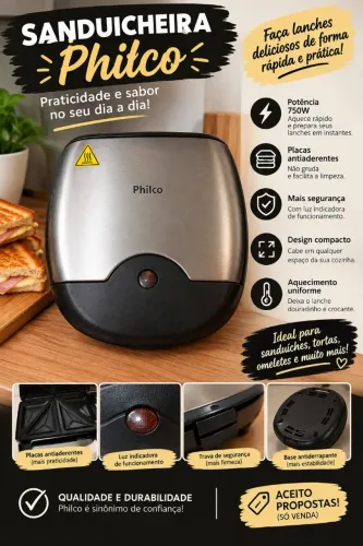 Sanduicheira Philco