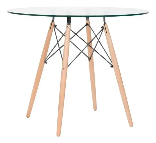 Vendo mesas eames de vidro novas de fábrica 