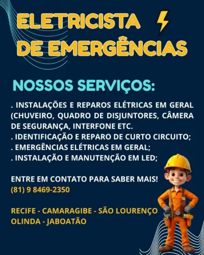 ELETRICISTA 24 HORAS EMERGÊNCIAS E AGENDADO