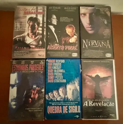 Filmes Originais em VHS (lote 10 fitas) - Leia o Anúncio