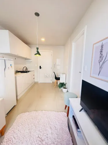 Apartamento 1 quarto mobiliado para alugar no MUV Residence, Centro, perto da FAE