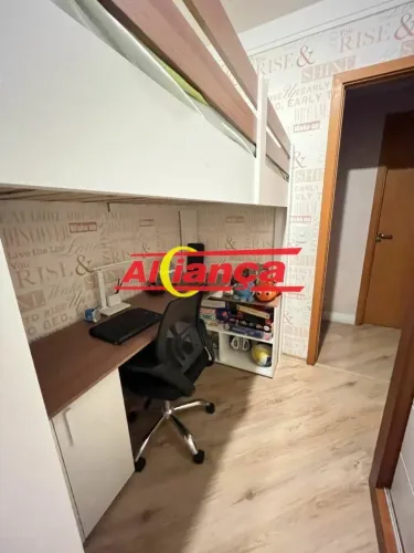 APARTAMENTO PARA LOCAÇÃO C/VARANDA GOURMET/ 3 DORMS/ 2 VAGAS PROXIMO BOSQUE MAIA