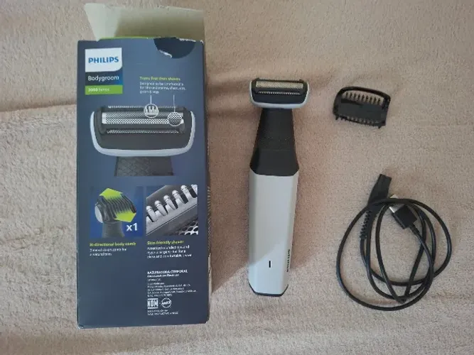 Aparador de Pelos Corporais Philips Bodygroom Serie 3000 Completo