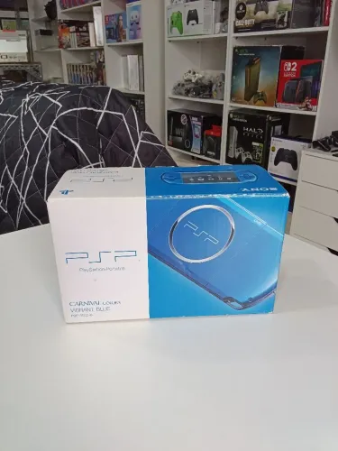 Vendo Console PSP Sony modelo 3000 Vibrant Blue Sem Bateria Semi novo
