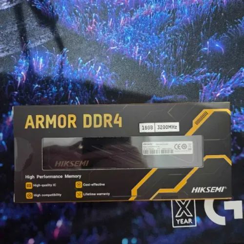 Memória DDR4 Hiksemi Armor U10, 16GB, 3200Mhz, Preto