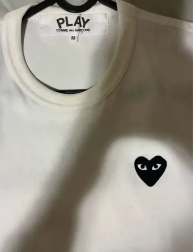 camisa commes des garcons branca