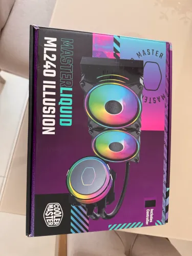 water cooler masterliquid illusion cooler master fans ARGB 240mm