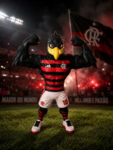 Mascote Flamengo - Urubu