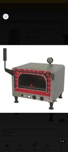 Forno lastro de pedra reflataria a gás