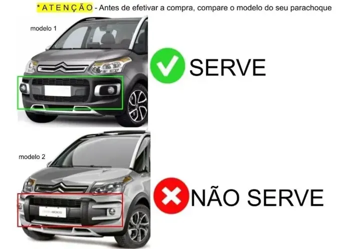 Grade Dianteira Citroen Aircross 09/14 N247 (Usado) / V12
