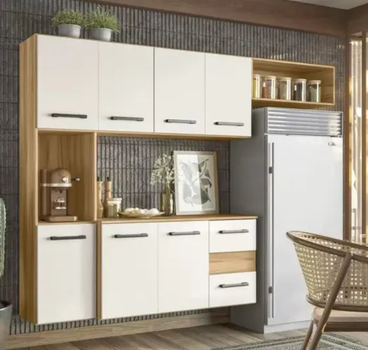 COZINHA SUSPENSA 7 PORTAS E 2 GAVETAS
