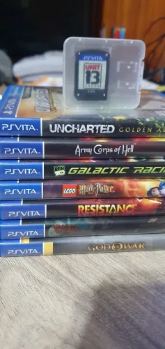 8 jogos originais para Playstation vita PSVITA uncharted, gow, lego, ben10...