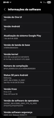 Samsung A15 5G seminovo para trocar em iphone