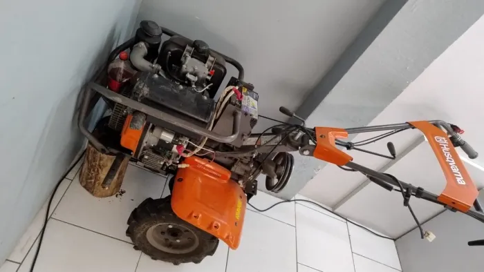 Motocultivador Husqvarna Pouco Uso | Partida Elétrica | Excelente Estado