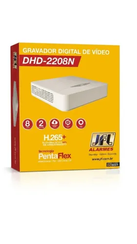 Dvr 8 canais JFL Dhd 2208n (NOVO)