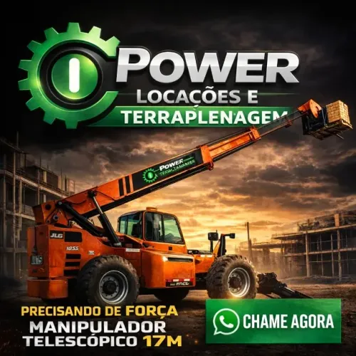 LOCAÇÃO MANIPULADOR TELESCOPICO 