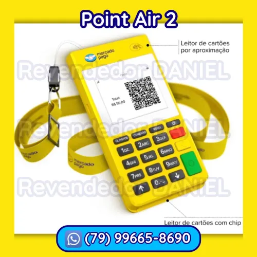 Maquininha de Cartão Mercado Pago Point Air 