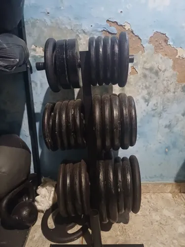 Anilhas e Kettlebell usados R$7 o quilo