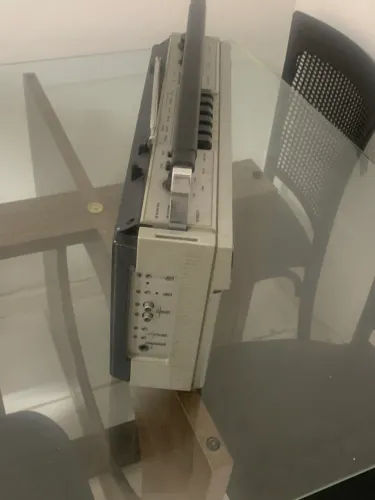 Rádio gravador Sanyo 9922f