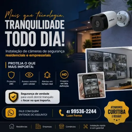 Instalação de cftvs