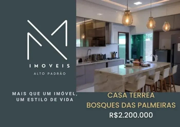 CASA TERREA NO BOSQUE DAS PALMEIRAS, DISPONIVEL PARA FINANCIAMENTO