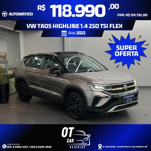 Volkswagen Taos Highline 1.4 250 TSI Flex AUT 2022