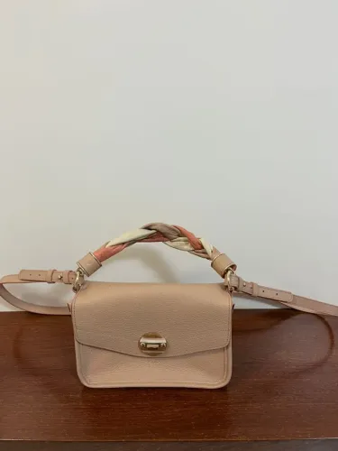 Bolsa Arezzo em Couro - Nude - ORIGINAL!