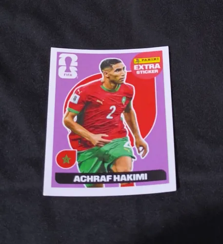 Figurinha do Hakimi bordô copa de 2026