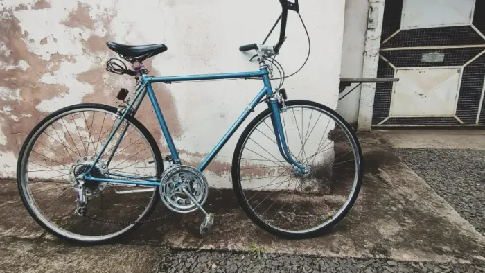 Bicicleta Monark 10 ano 1972 azul