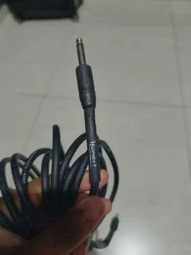 2 Cabos P10 x P10 para Guitarra, Violão, Baixo e Instrumentos