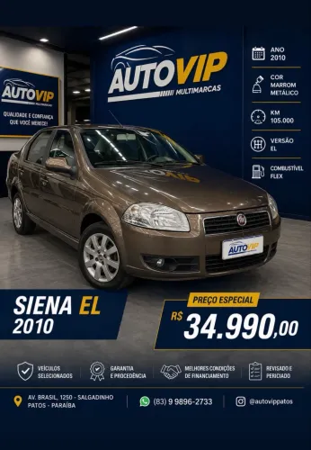 Fiat Siena EL 1.0 MPI Fire Flex 8V 4P 2010