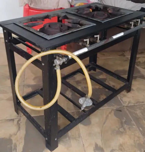 Fogão Industrial Profissional Crystal Aço 2bocas