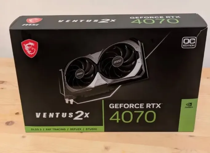  MSI RTX 4070 VENTUS 2X OC 12GB GDDR6X ZERADA + GARANTIA! MELHOR QUE 3080 6800 5060 TI 16G