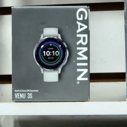 Relógio Smartwatch Garmin Venu 3s Branco<br>com Pulseira de Silicone GPS Display 41mm