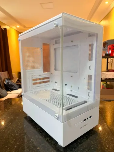 Gabinete Gamer Semi Aquário C3Tech