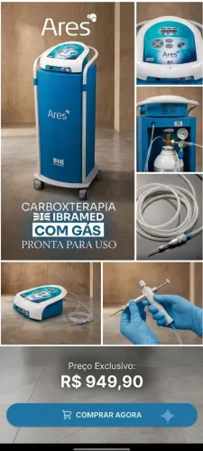 Carboxterapia com gás e carrinho