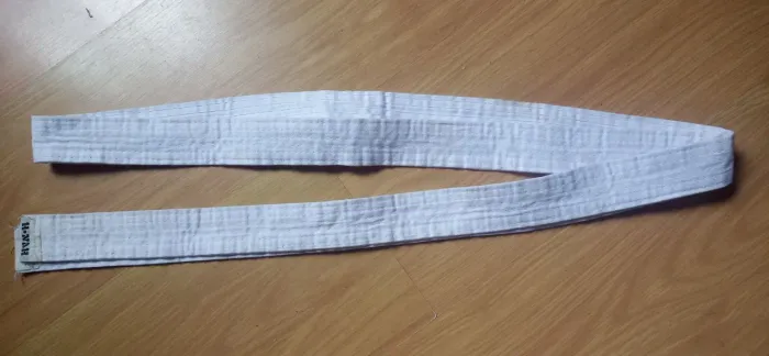 Faixa branca de jiu jitsu - 2,38 metros