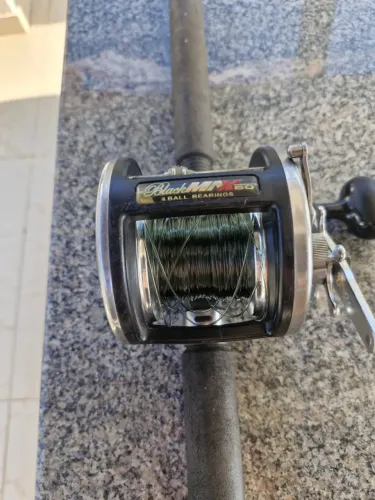 Carretilha max 50 com vara max force 150 libras