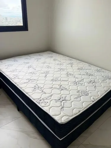 Cama box casal molas faço entrega aceito cartao