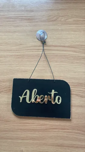 Placa aberto/fechado