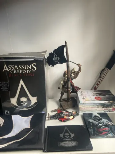 Edição de colecionador Assassins Creed 4 Black Flag + brindes