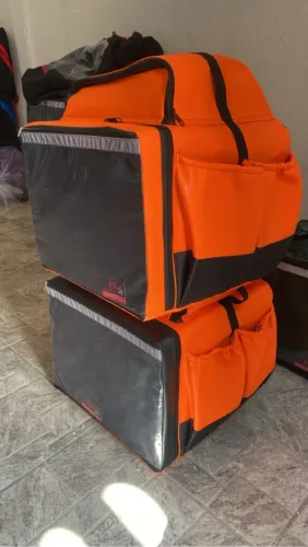 Bag mochila térmicas motoqueiro delivery pizza, temos pronta R$115;00