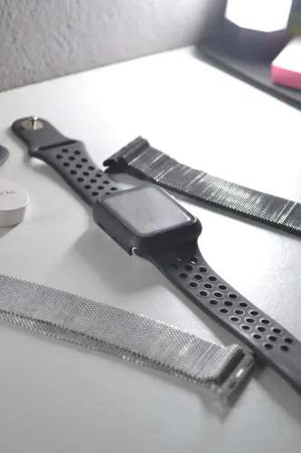 Apple Watch Series 3 38mm Prata + 3 Pulseiras + Carregador, Bateria 80%