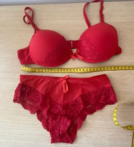Conjunto lingerie vermelho