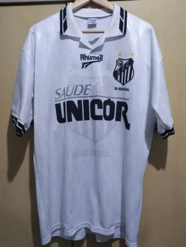 Camisa Santos F.C - Uniforme 1 - Temporada 1996 - Tamanho GG