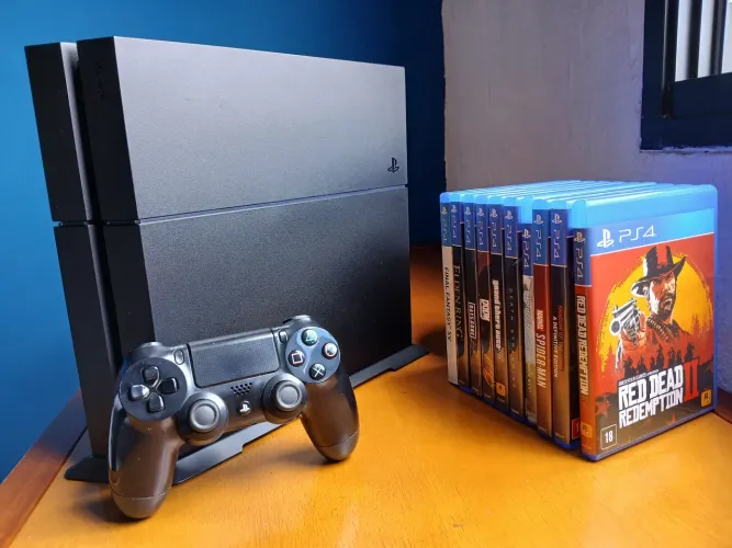 Ps4 com 11 jogos