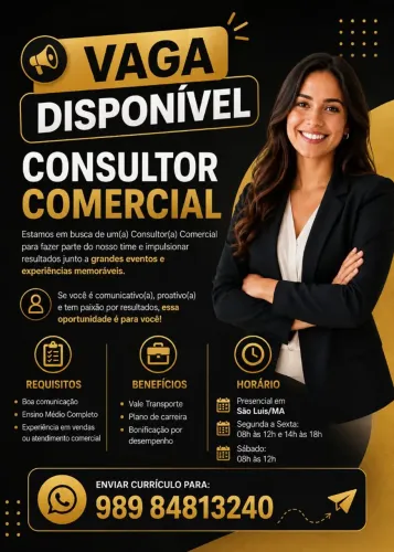 Enviei seu currículo.