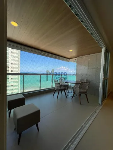 Edif Riviera Savona, beira mar 196 m2, mobiliado